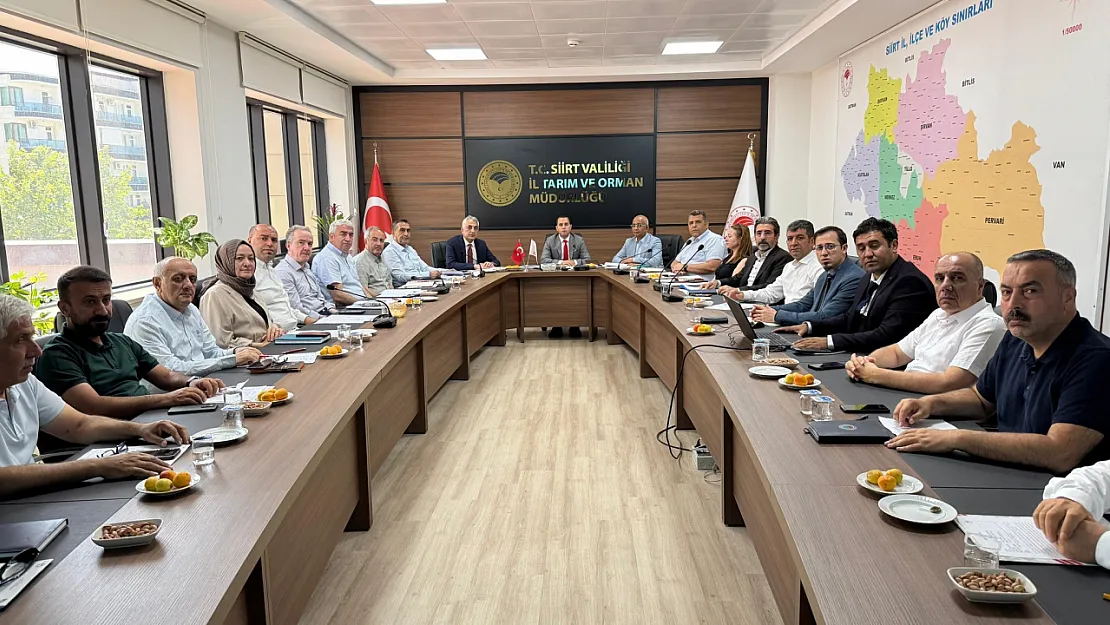 Siirt'te Su Yönetimi Masaya Yatırıldı: İl Su Kurulu Toplantısı Yapıldı