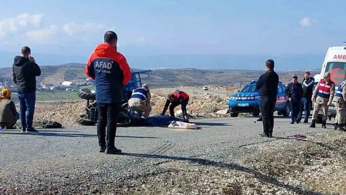 Siirt'te tarım aracı devrildi: 1 ölü, 1 yaralı