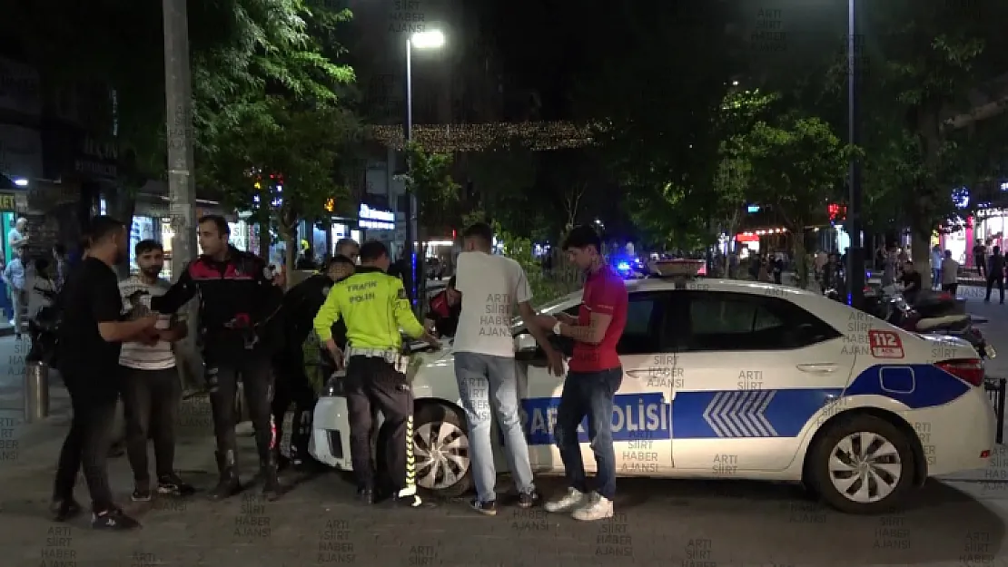 Siirt'te trafik polislerinden sürpriz uygulama: Motosiklet sürücülerine ceza yağdı!