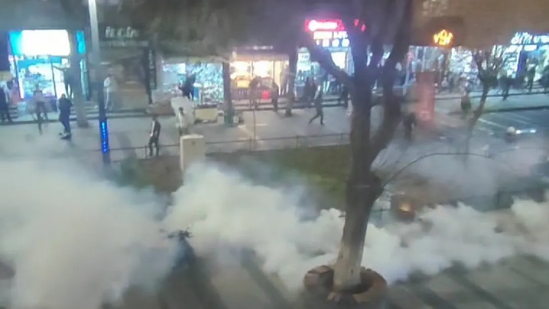 Siirt'te, Van olaylarını protesto eden gruba polis müdahalesi: 4 gözaltı