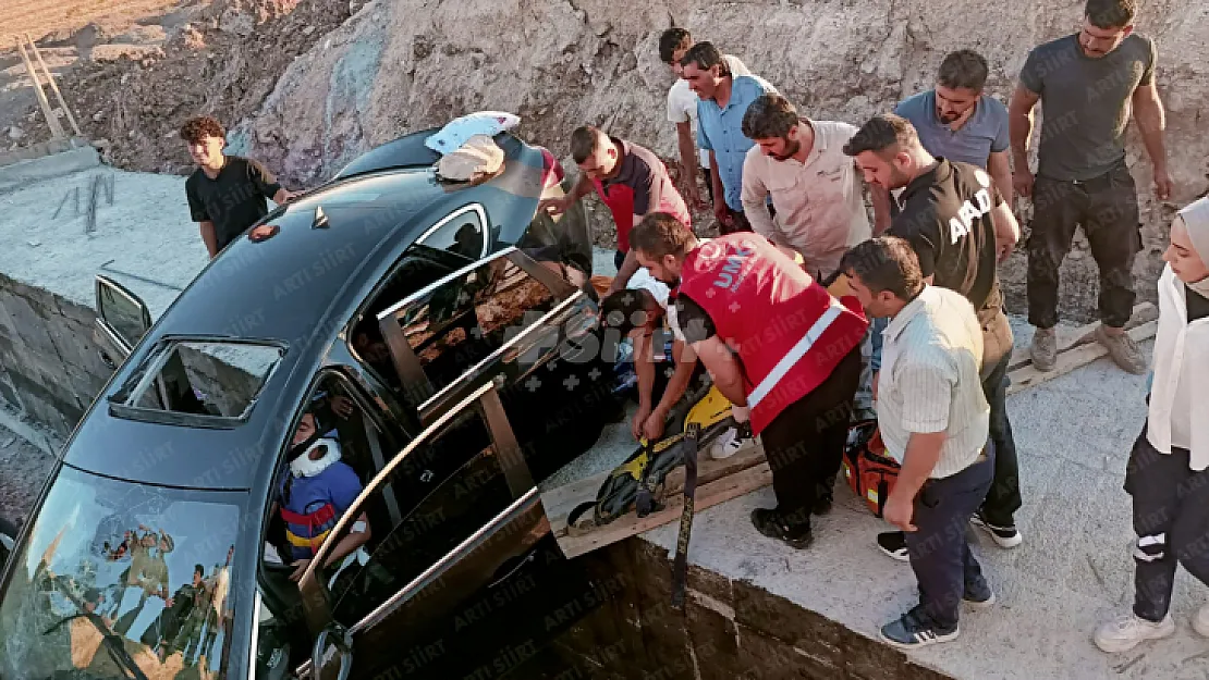 Siirt'te Yanlış Yola Giren Otomobil Kaza Yaptı: 2'si Çocuk 6 Yaralı