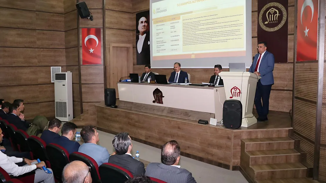Siirt'te Yatırımlar Masaya Yatırıldı: İl Koordinasyon Kurulu 3. Dönem Toplantısı Gerçekleştirildi