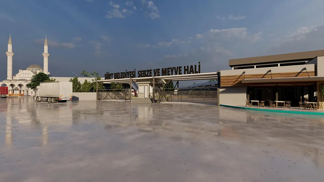 Siirt'te Yeni Hal Binası Projesi Tanıtıldı