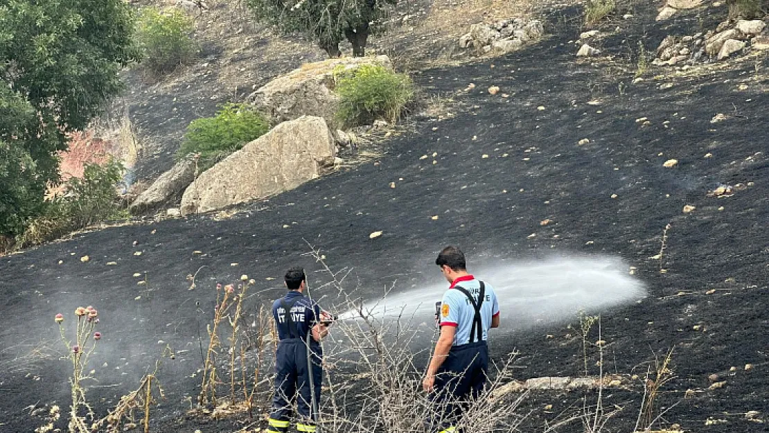 Siirt'teki Anız Yangınlarına Hızlı Müdahale