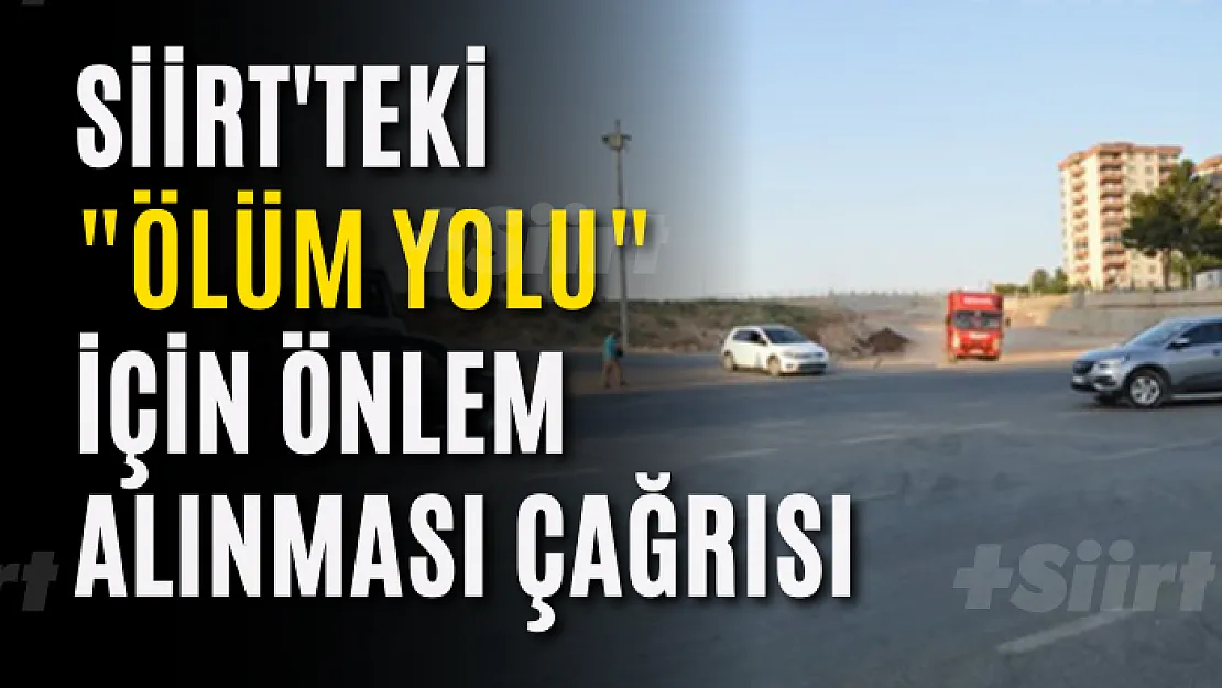 Siirt'teki 'ölüm yolu' için önlem alınması çağrısı