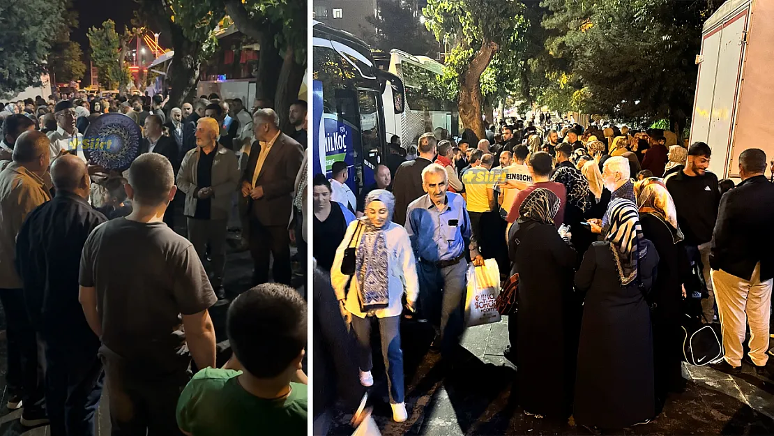 Siirt'ten 181 Hacı Adayı Dualarla Uğurlandı