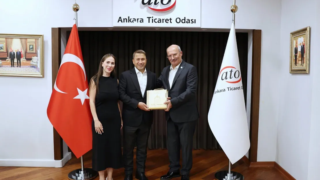 Siirt TSO Başkanı Güven Kuzu'dan ATO Başkanı Gürsel Baran'a Anlamlı Ziyaret