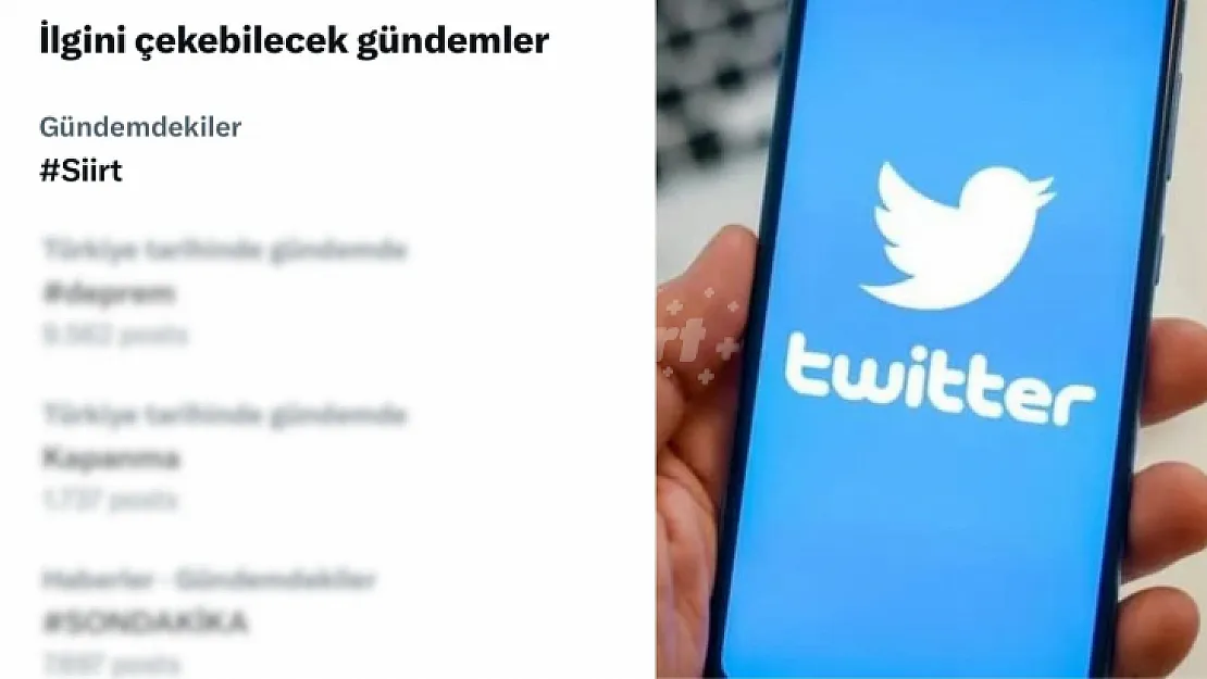 Siirt, Twitter'da Gündem Oldu!