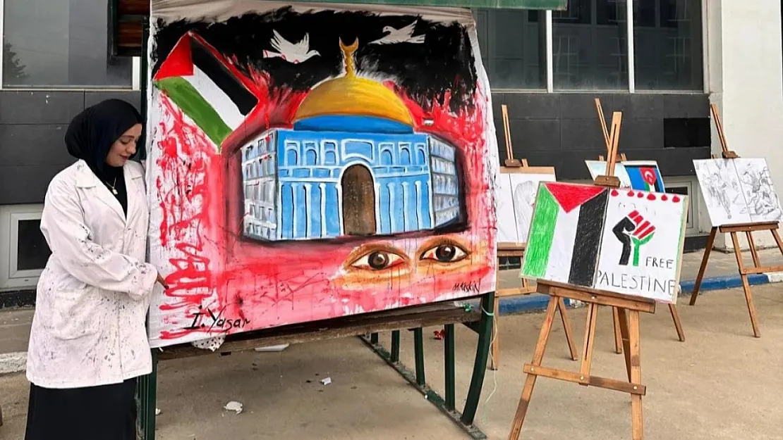 Siirt Üniversitesi'nde Gazze'ye Destek Etkinliği Düzenlendi