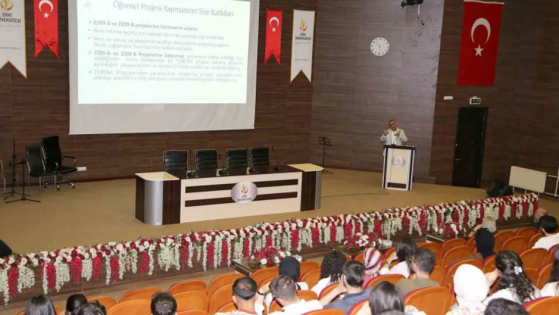 Siirt Üniversitesi'nde TÜBİTAK bilgilendirme toplantıları düzenlendi