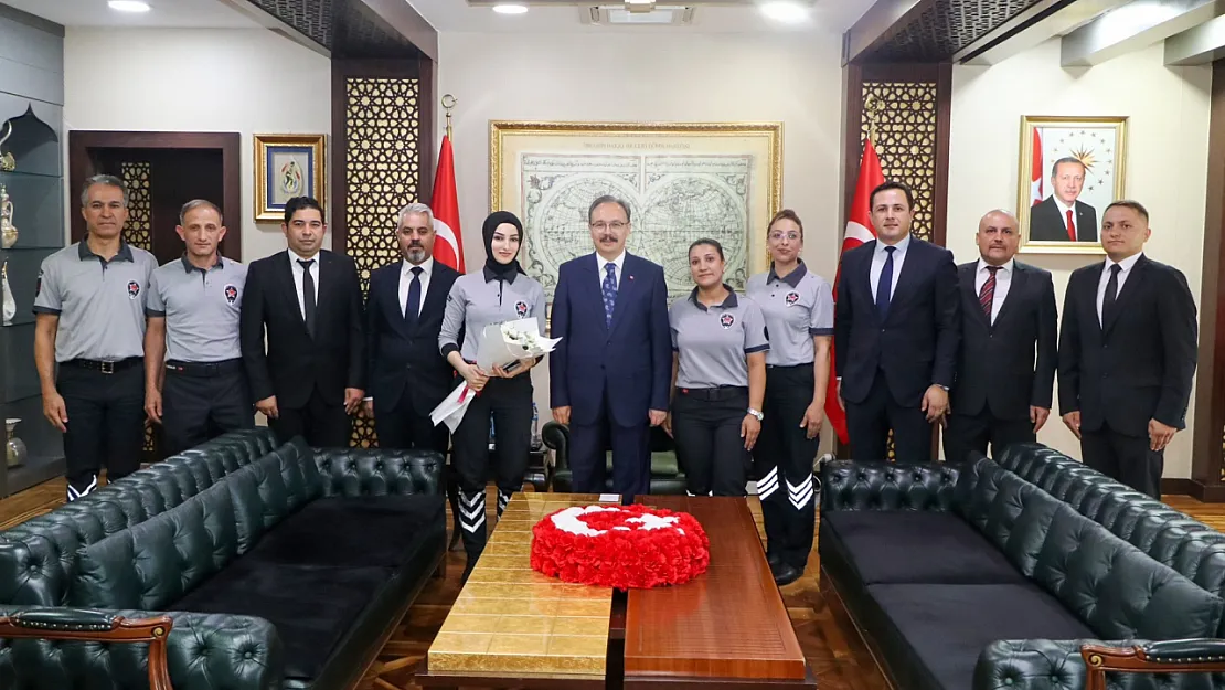Siirt Valisi Kızılkaya, Özel Güvenlik Haftası Dolayısıyla Güvenlik Personelini Ağırladı