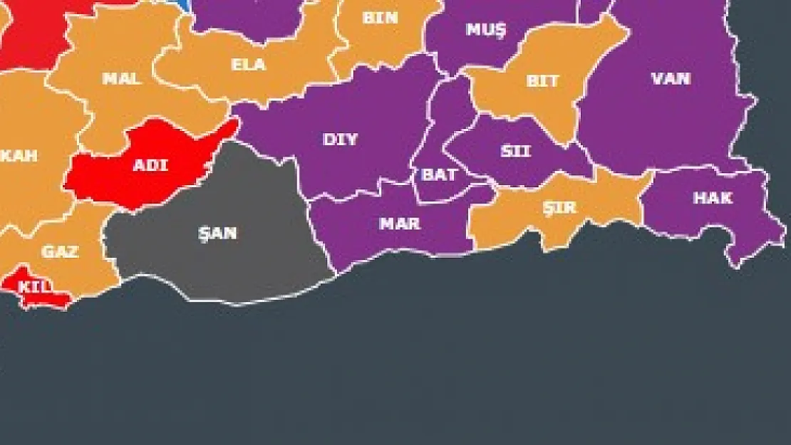 Siirt ve Bölge İllerde Partilerin Kazandığı İl İlçe ve Belde Belediye Sayıları