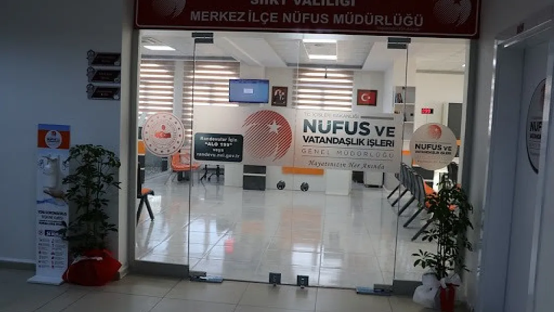 Siirt ve İlçelerinde Nüfus Müdürlükleri LGS Günü Hizmet Verecek