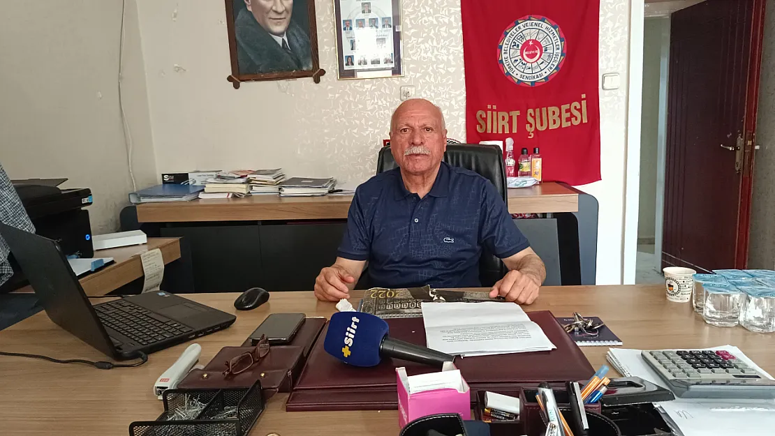 Siirt Veysel Karani Belediyesi'nde Maaş Krizi! Sendika Başkanından Açıklama geldi