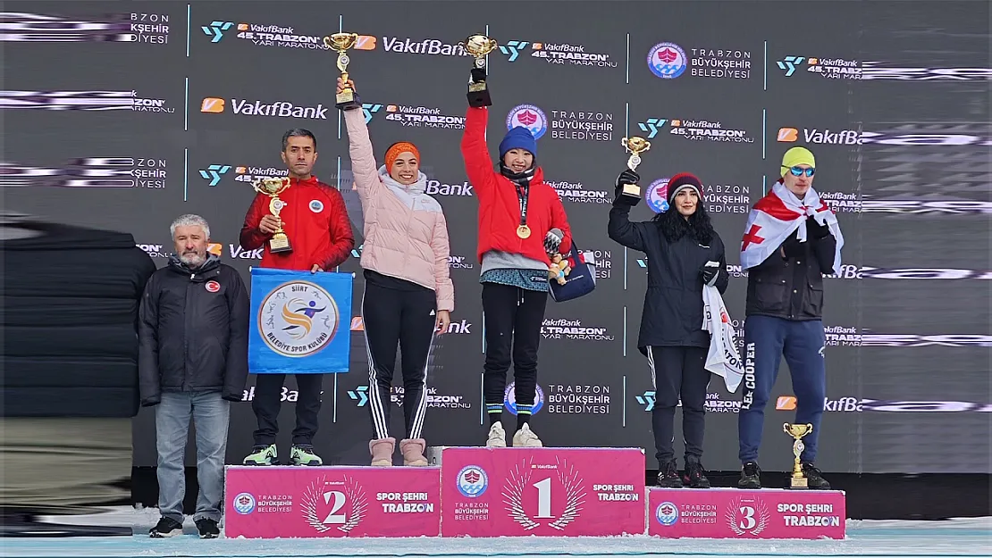 Siirtli Atlet Uluslar Arası Maratonda İkinci Oldu!