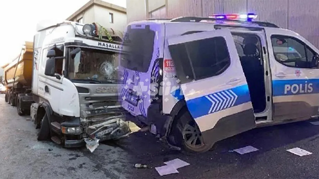 Siirtli hafriyat sürücüsünün çarparak ağır yaraladığı polis memuru şehit oldu!