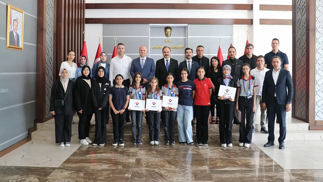 Siirtli Öğrencilerden TÜBİTAK'ta Büyük Başarı! Vali Kızılkaya Proje Ekibini Ağırladı