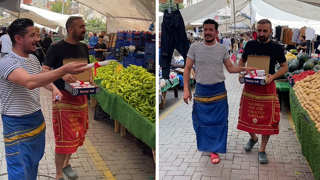 Siirtli Pazarcılardan Gündeme Taş Çıkartan Gönderme: 'Bedava Diploma Var Hanım, Gel!'