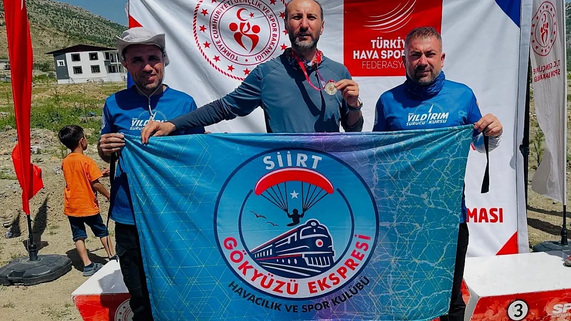 Siirtli Sporcu Yamaç Paraşütü Genel Klasmanında Şampiyonu Oldu