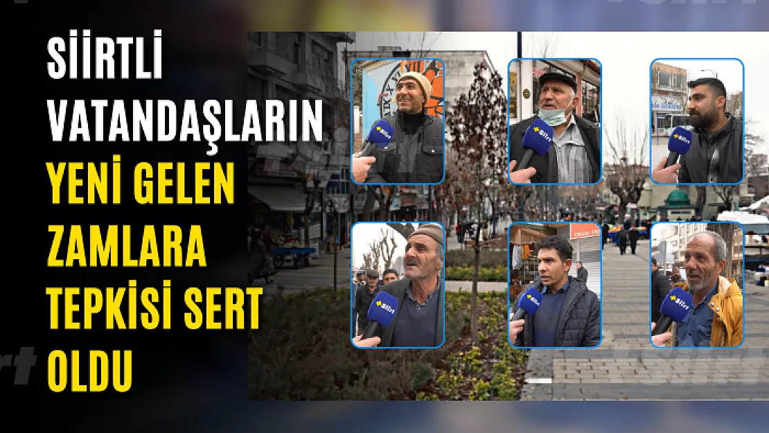 Siirtli Vatandaşların Yeni Gelen Zamlara Tepkisi Sert Oldu