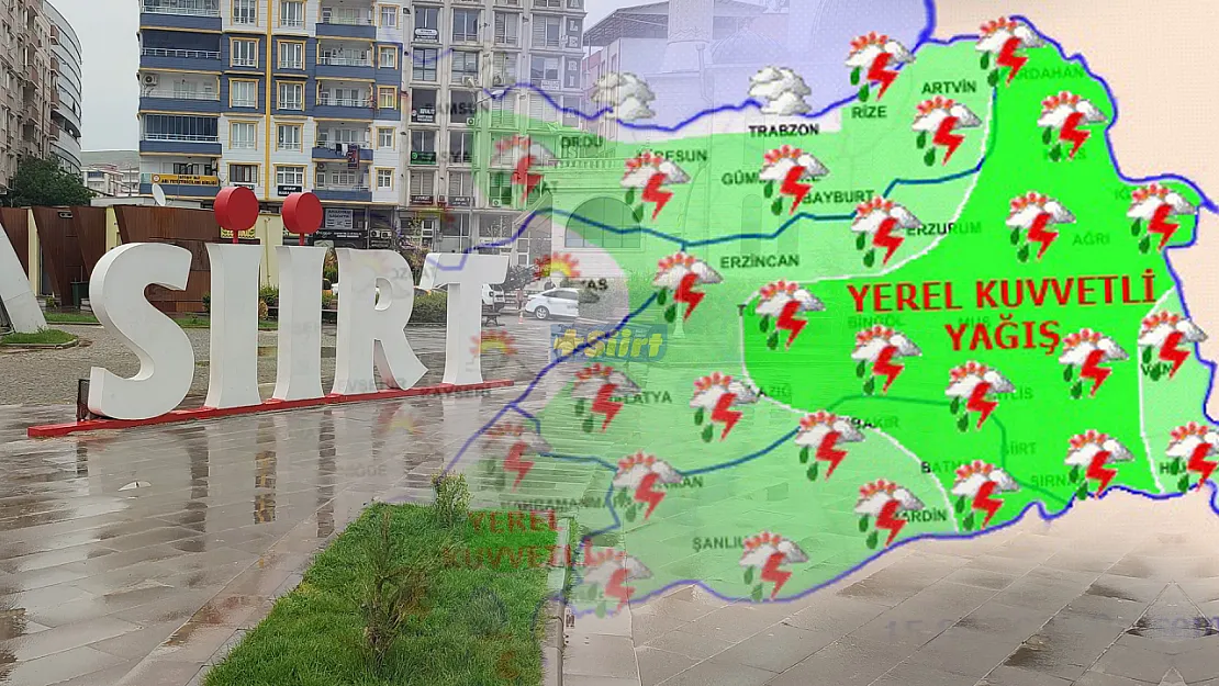 Siirtliler Dikkat! Güneşe Aldanmayın... Siirt ve Çevresi İçin Kuvvetli Yağış Uyarısı: Vatandaşlar Dikkatli Olmalı