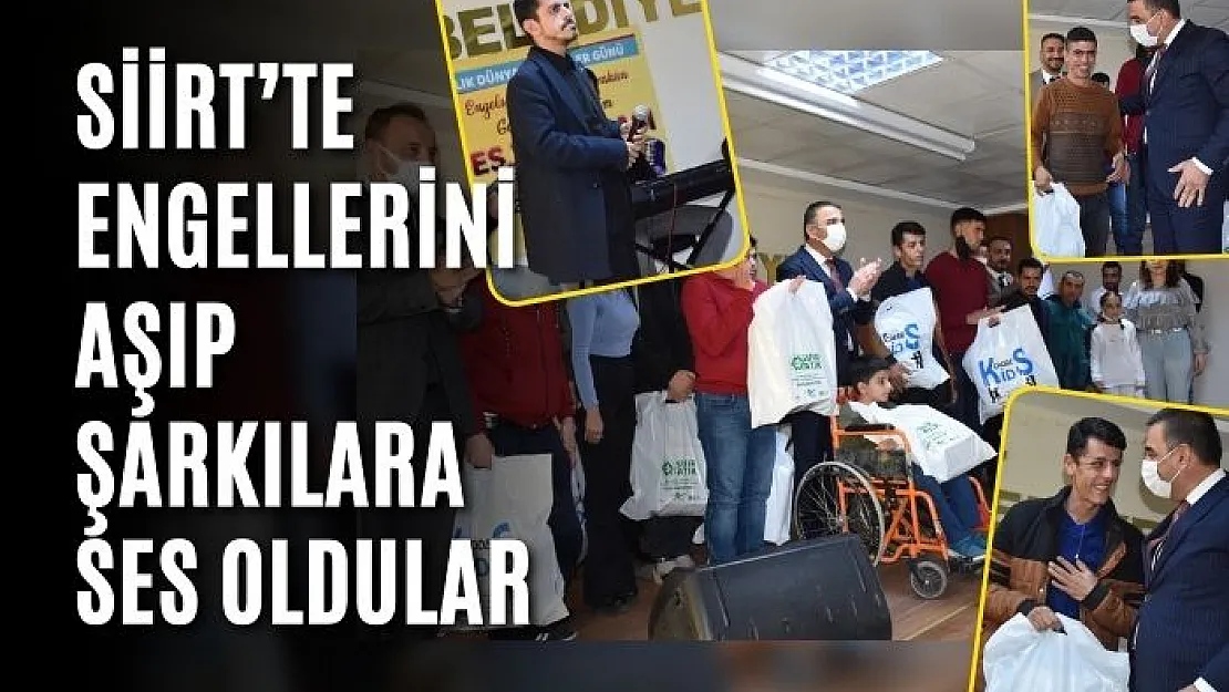 Siirt'te Engellerini Aşıp Şarkılara Ses Oldular