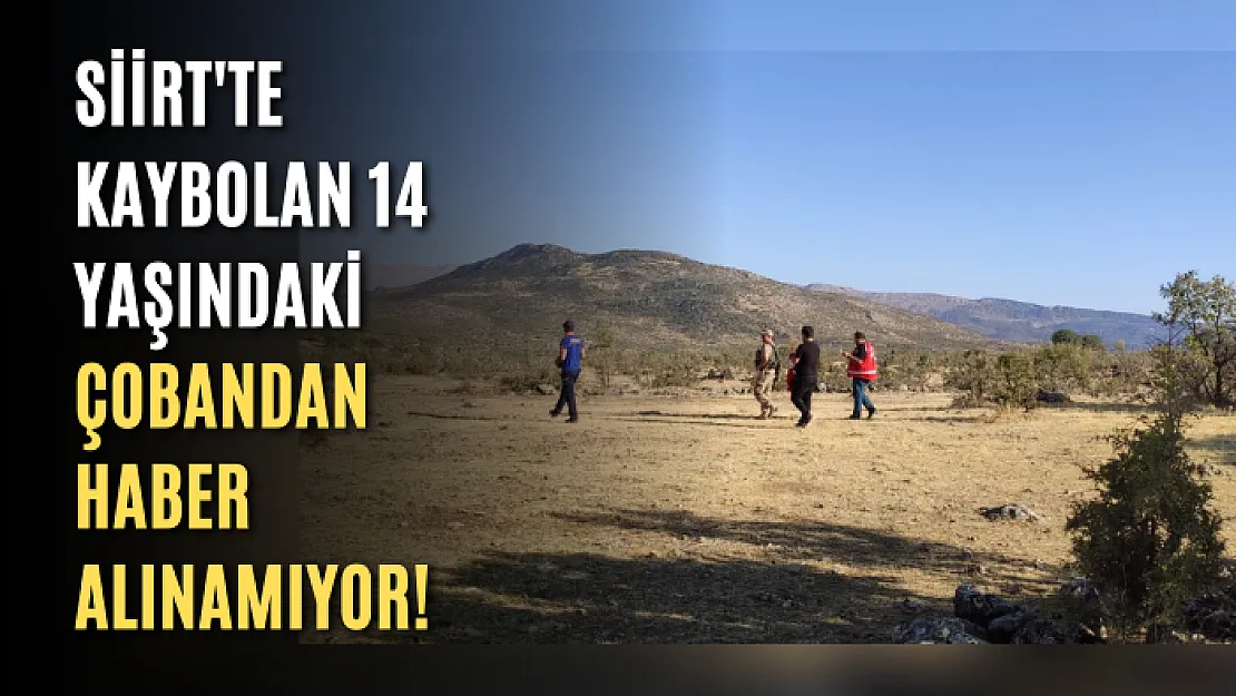 Siirt'te Kaybolan 14 Yaşındaki Çobandan Haber Alınamıyor!