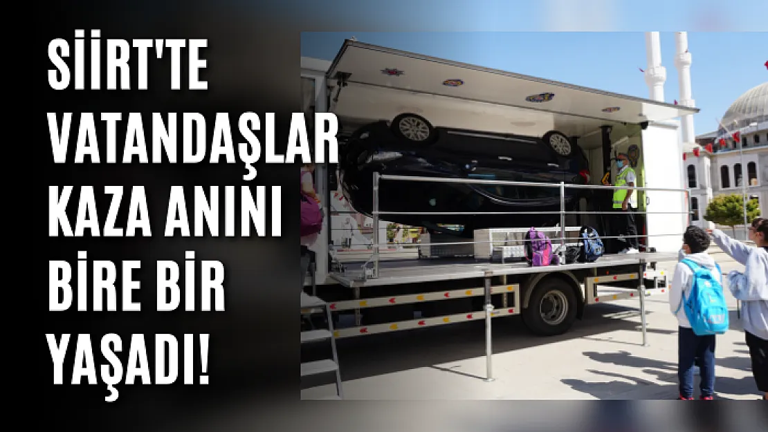 Siirt'te Vatandaşlar Kaza Anını Bire Bir Yaşadı!