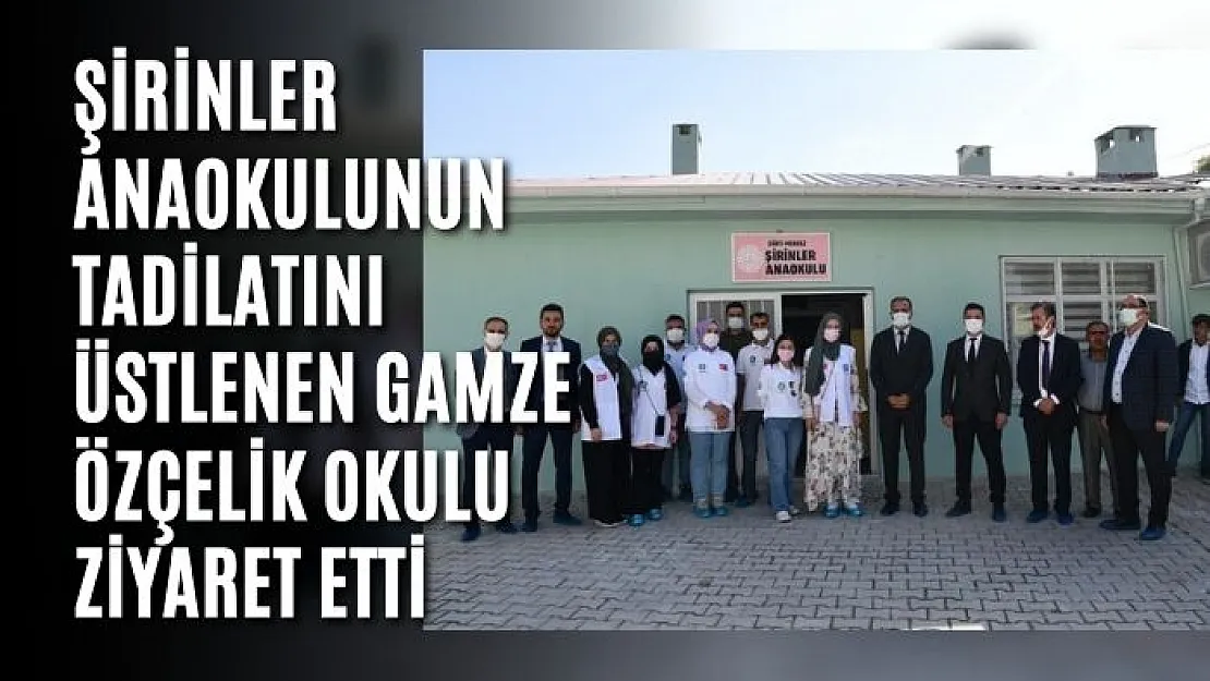 Siirt'te Şirinler Anaokulunun Tadilatını Üstlenen Gamze Özçelik Okulu Ziyaret Etti