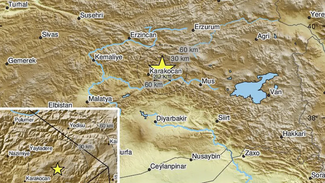 Son Dakika... Bingöl'de 4.5 büyüklüğünde deprem!