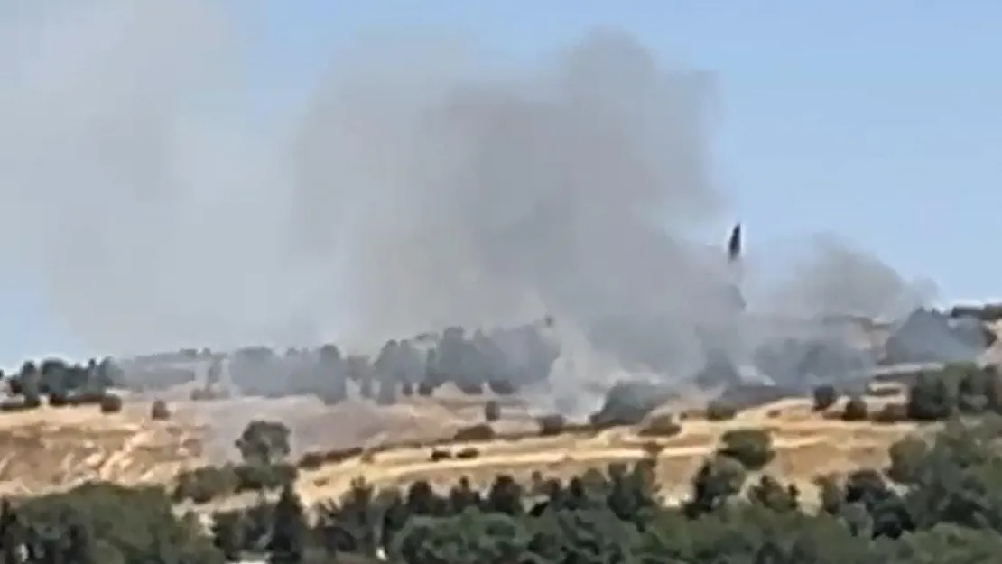 Son Dakika: Siirt'te Doğu Kışla İçerisinde Ot Yangını