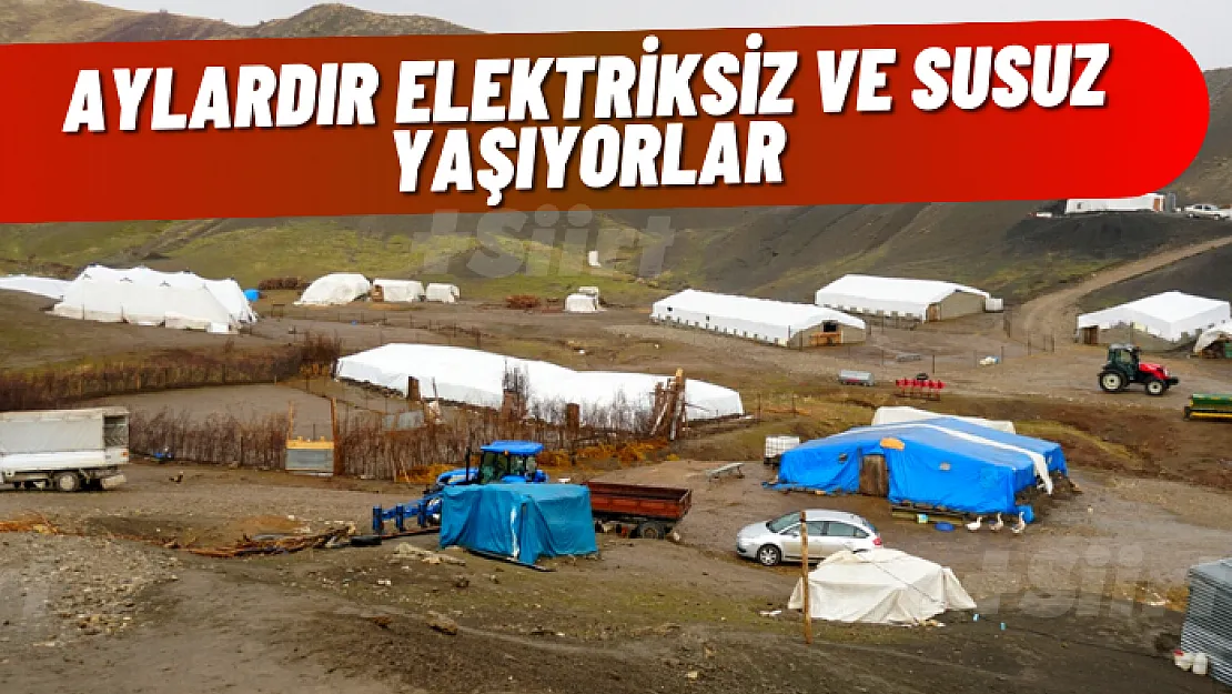 Siirt'te 1 Yıldır Çadırlarda Yaşayan Köylüler: 'Sesimizi Duyun'