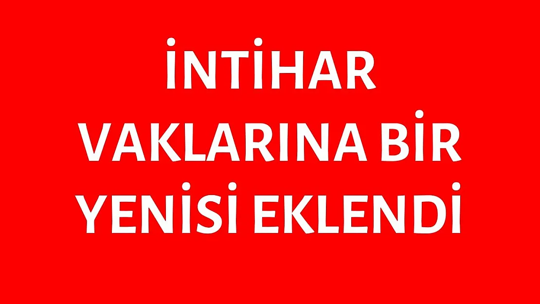 Batman'da 17 Yaşındaki Genç İntihar Etti