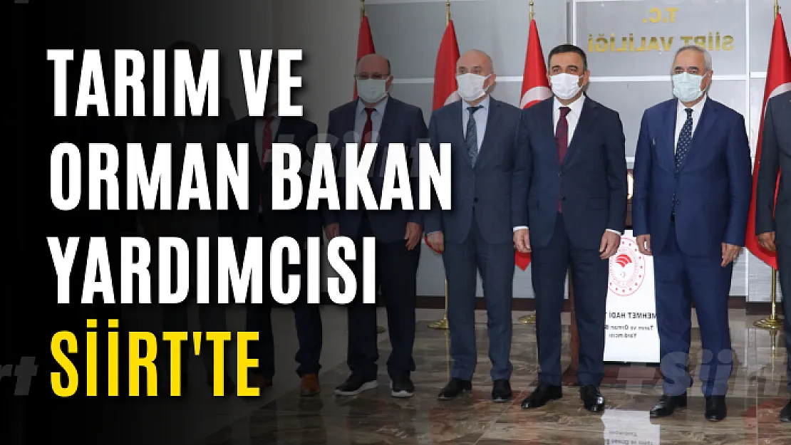 Tarım ve Orman Bakan Yardımcısı Siirt'te