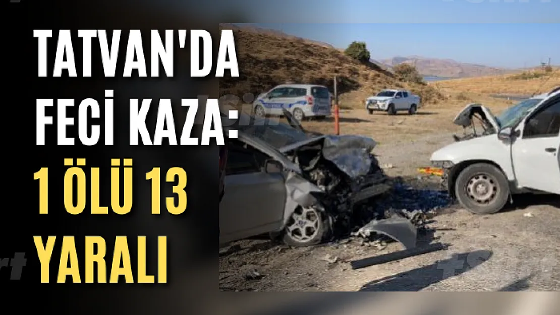 Tatvan'da Feci Kaza: 1 Ölü 13 Yaralı