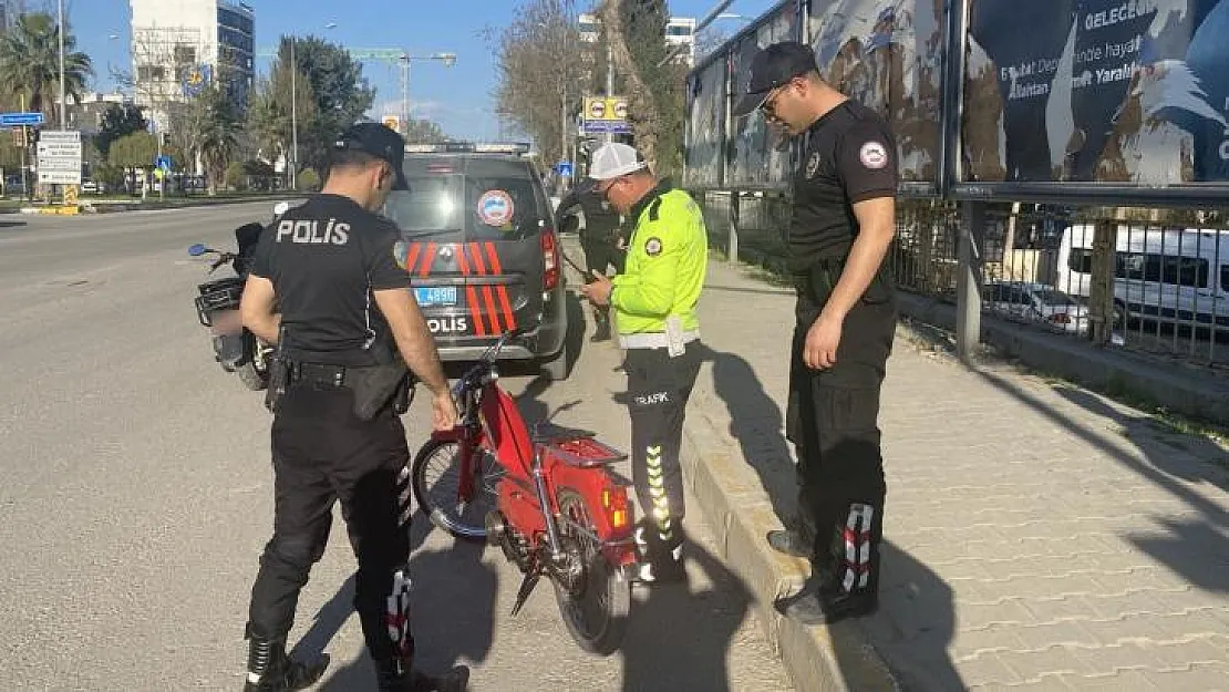 Trafiği tehlikeye düşüren motosikletlere göz açtırılmıyor