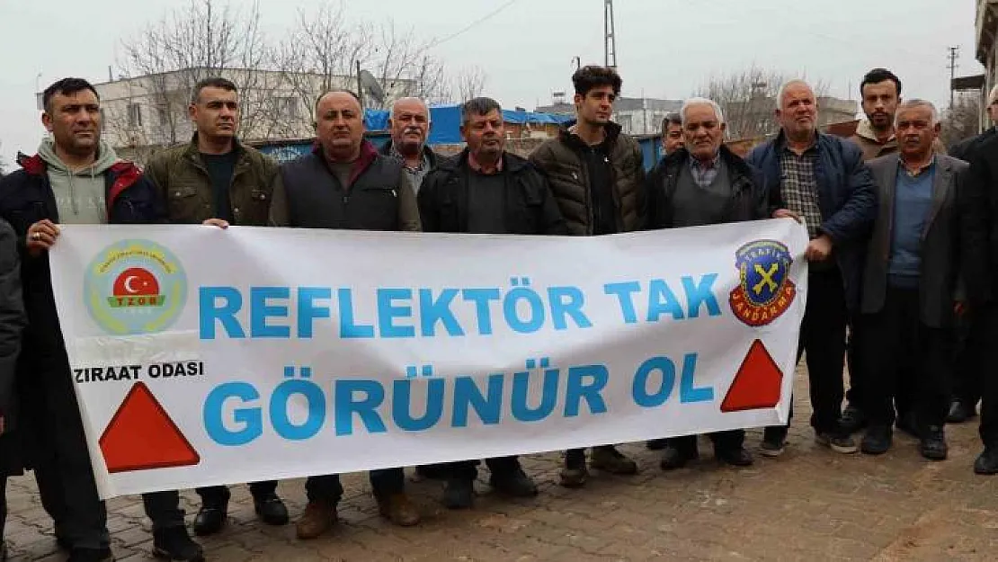 Traktör sürücülerine jandarmadan güvenli tarım eğitimi