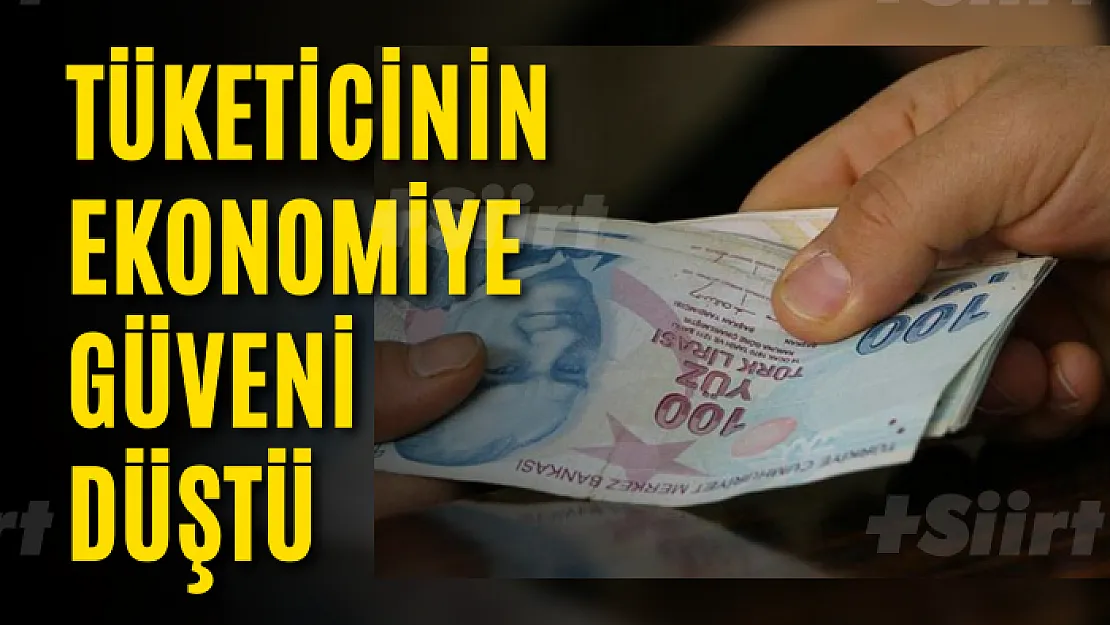 Tüketicinin ekonomiye güveni düştü