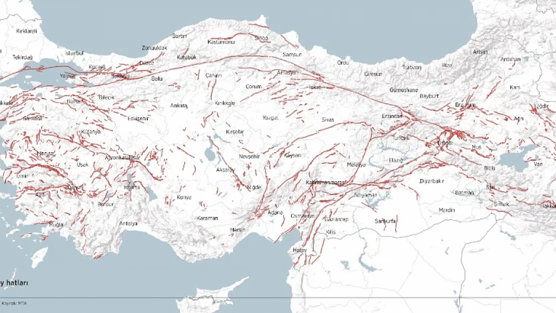 Türkiye'de deprem riski olmayan iller belli oldu