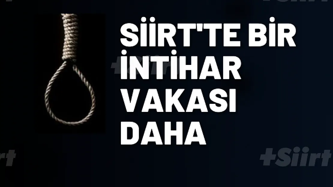Siirt'te 65 Yaşındaki Yaşlı Adam Kendi İple Asarak İntihar Etti