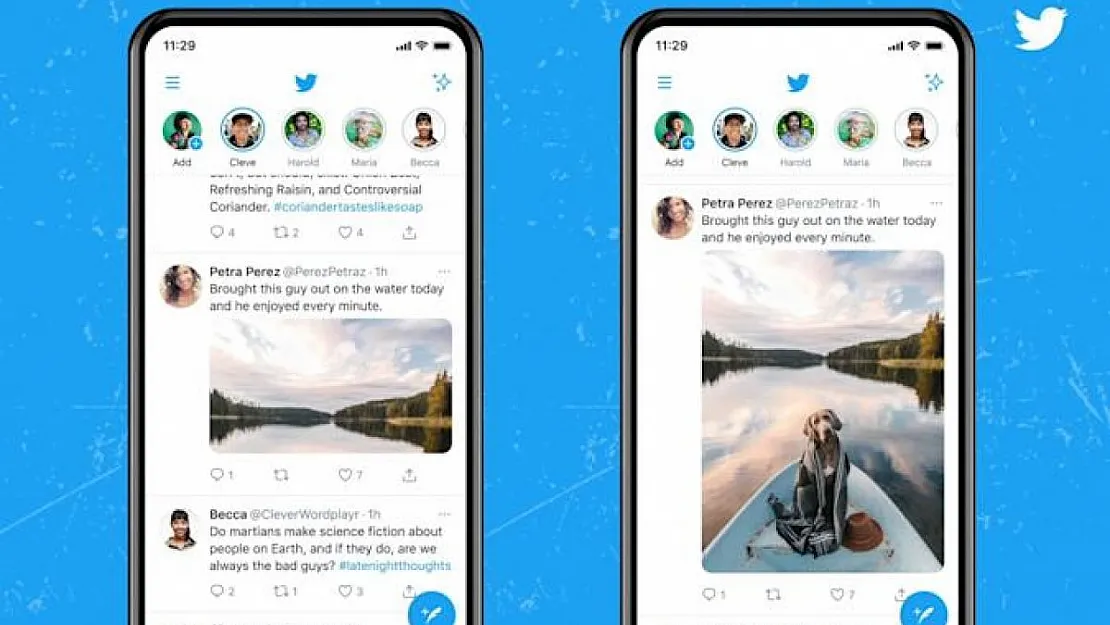 Twitter, mobil uygulamasına tam boy fotoğraflar geliyor