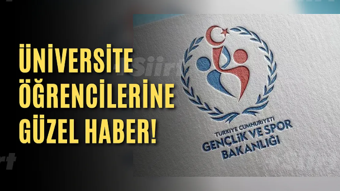 Üniversite Öğrencilerine Güzel Haber!