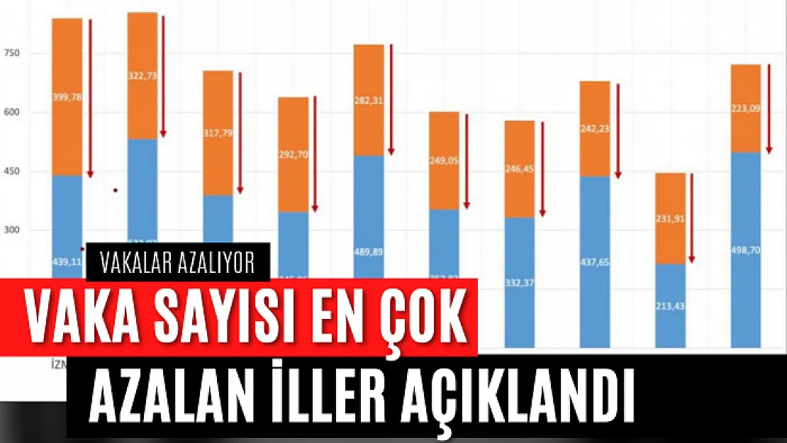 Vaka sayısı en çok azalan iller açıklandı