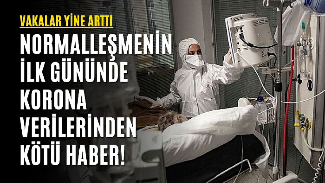 Normalleşmenin İlk Gününde Korona Verilerinden Kötü Haber! Vakalar Yine Arttı - 1 Haziran