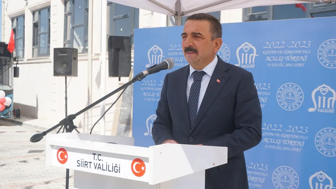 Vali Hacıbektaşoğlu: Siirt Eğitim Alanında Çok Ciddi Bir Atağa Geçti