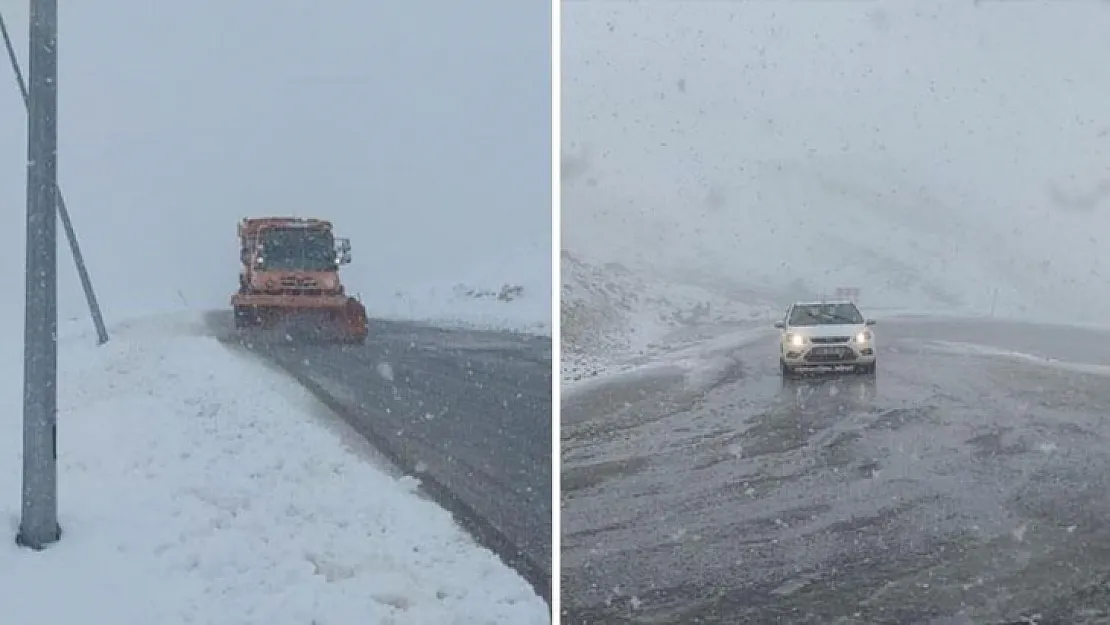 Van'da meydana gelen yoğun kar yağışı, trafiği durma noktasına getirdi