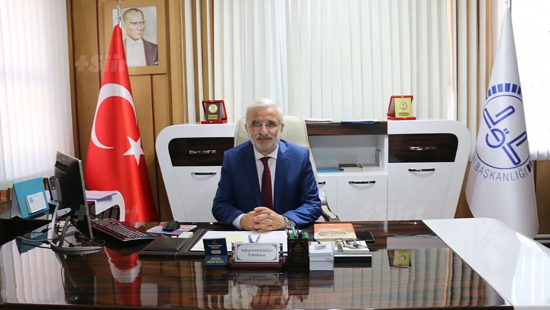 Müftü Kapıcıoğlu: 'Üç Aylar Bereketli Maneviyat Mevsimidir'