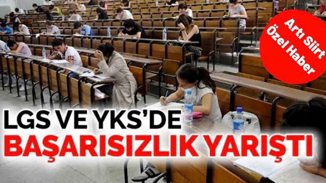 Siirt Eğitimde Yine Dibe Vurdu!