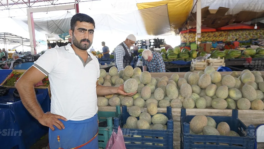 Siirt'in aromalı kavunu 'Şimmam Saliho' piyasada