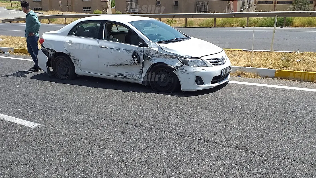 Kezer yolunda trafik kazası: 1 yaralı